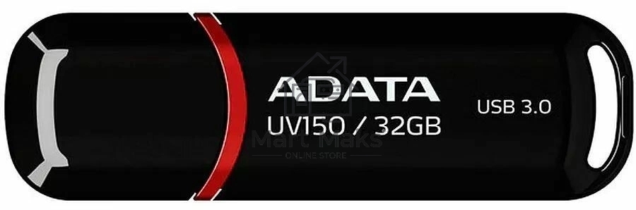 Флешка USB R/W ADATA R/W Flash Drive 32Gb UV150 AUV150-32G-RBK USB3.0, черный