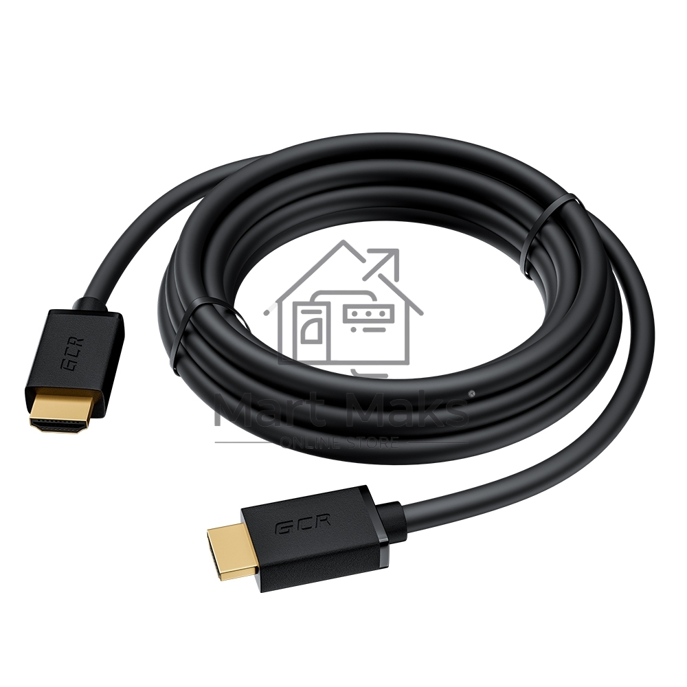 Кабель синхронизации Greenconnect GCR-55269 7.0m HDMI 2.0, XLPE, Outdoor, Ultra HD, 4K 60Hz, 18.0 Гбит/с, HDR 4:4:4, 3D, черный, 2 Х экран, армирование