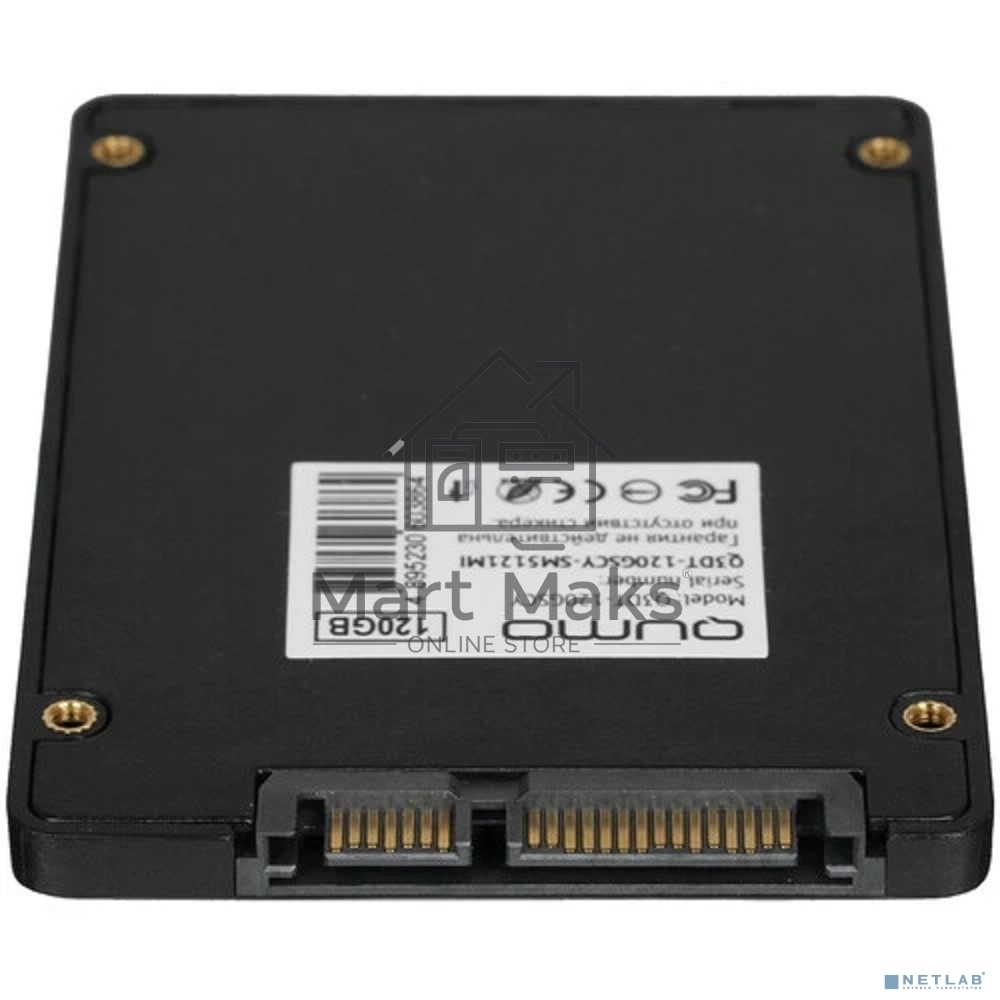 Накопитель SSD QUMO Novation 3D, 120GB, SATA III, 2.5