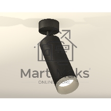Светильник Ambrella Light XM6343004 SBK/MCH черный песок/хром матовый MR16 GU5.3 (A2210, C6343, N6133)