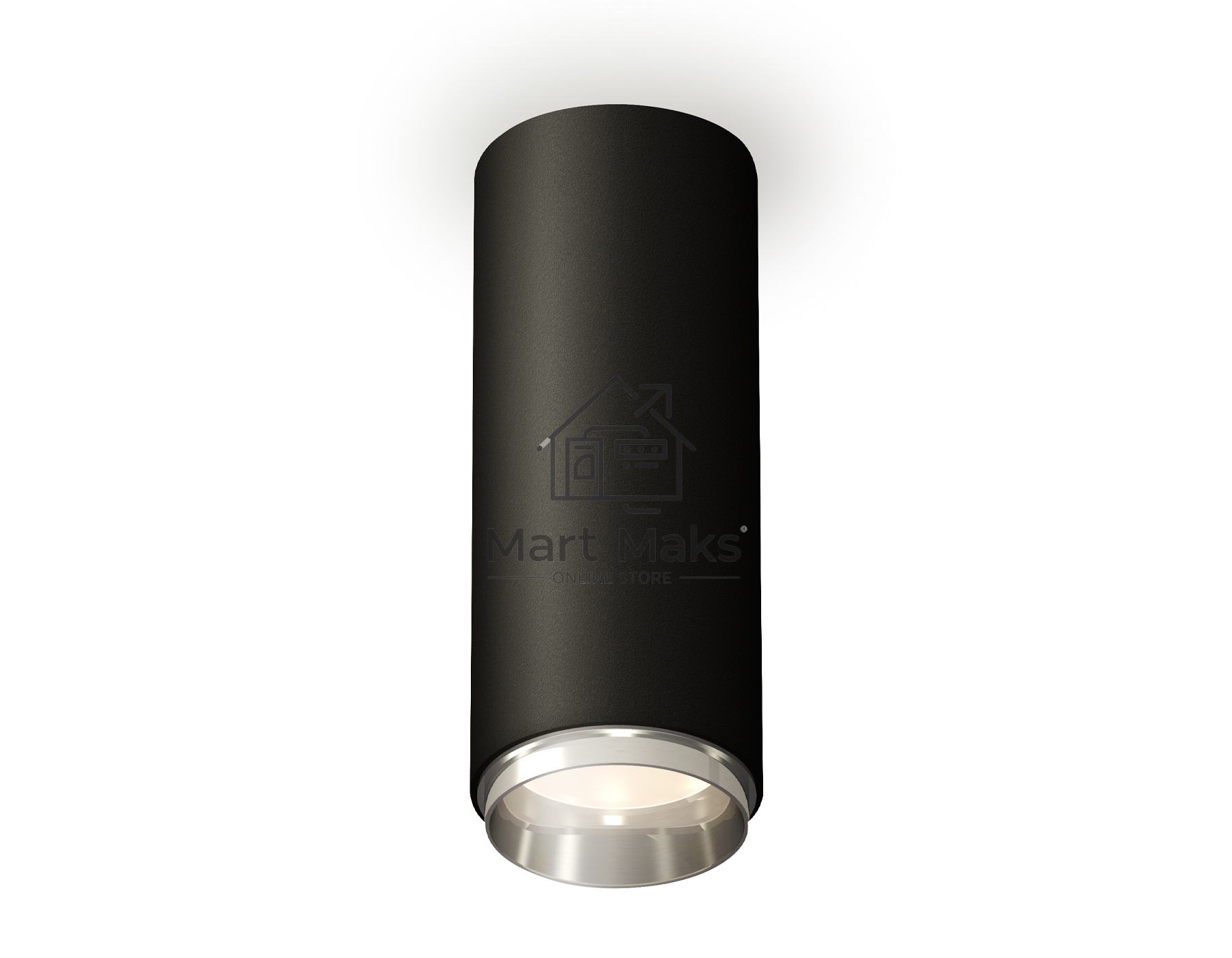 Светильник Ambrella Light XS6343003 SBK/PSL черный песок/серебро полированное MR16 GU5.3 (C6343, N6122)