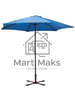 Зонт садовый Ecos GU-03 (синий) с крестообразным основанием