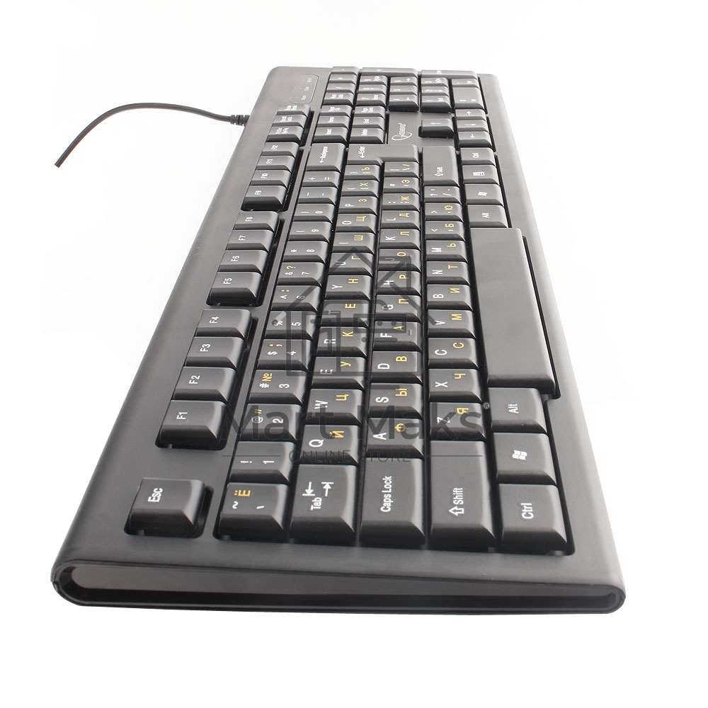 Клавиатура Gembird KB-8354U-BL проводная USB, черный