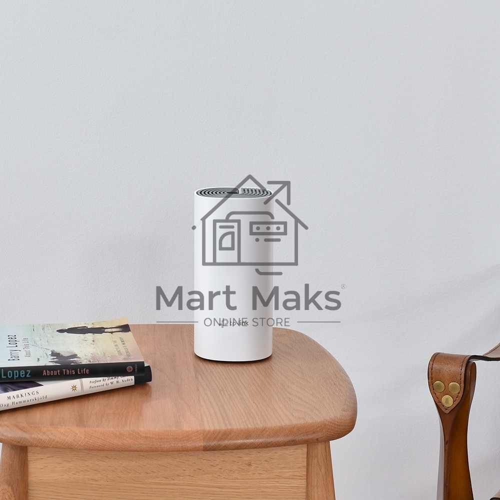 Домашняя Mesh Wi-Fi система TP-Link Deco E4 (3-Pack), 1167Мбит/с (5 ГГц: до 867 Мбит/с + 2,4 ГГц: до 300 Мбит/с), 2 порта 100 Мбит/с, 2 встроенные антенны на каждом модуле Deco