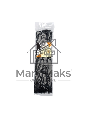 Хомут-стяжка кабельная нейлоновая PROconnect 400 x4,8 мм, черная, упаковка 100 шт.