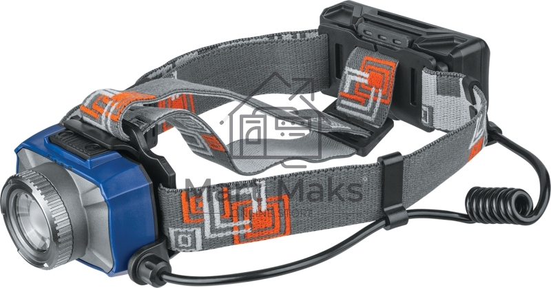 Фонарь Navigator NPT-H18-ACCU налоб. 1CREE LED 10 Вт 7 реж. Li-ion 2А·ч