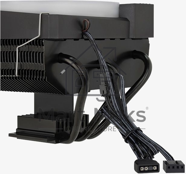 Кулер для процессора AeroCool / Formula Cylon 3H черный, 120 мм, алюминий, 1800 об/мин, 24.3 дБ, 4 pin, 125 Вт, 98 мм