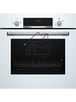 Духовой шкаф Bosch HBF534EW0Q Встраиваемый электрический духовой шкаф 60 x 60 cm белый, 66 л, Размеры прибора (мм) 595 x 594 x 548 mm
