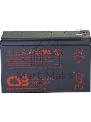Аккумулятор CSB GPL1272 F2FR (12V 7.2Ah )