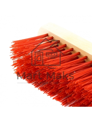 Щетка строительная СИБРТЕХ 400 мм 5 рядов, жесткая щетина, железная тулейка, без черенка 84621