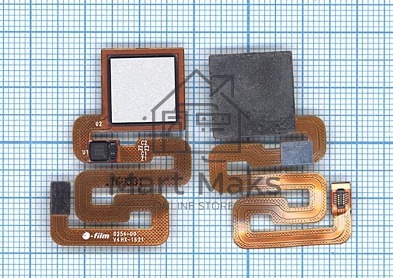 Шлейф со сканером отпечатка пальца для Xiaomi Redmi 4x белый