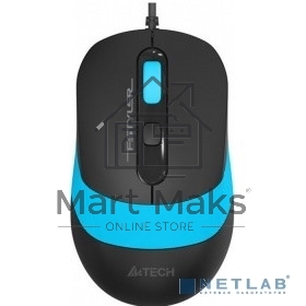 Клавиатура + мышь A4Tech Fstyler F1010 клав:черный/синий мышь:черный/синий USB Multimedia