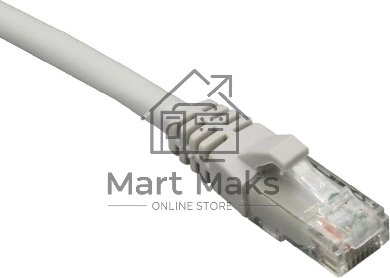 Патч-корд Suprlan 10-0166 UTP RJ-45 вил.-вилка RJ-45 кат.6 0.5м серый LSZH