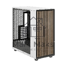 Компьютерный корпус без блока питания Fractal Design North XL TG Dark Tint, Full-Tower, 3x140мм, 2xUSB-A 3.2 + 1xUSB 3.2 Type-C E-ATX, ATX, mATX, mITX Wood panel, Chalk белый