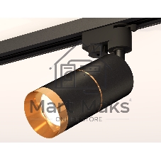 Светильник Ambrella light XT6302021 SBK/PYG черный песок/золото желтое полированное MR16 GU5.3