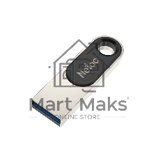 Флешка USB Netac U278 (NT03U278N-128G-32PN), 128Gb, USB 3.0, R/W 110/45, серебристый/черный