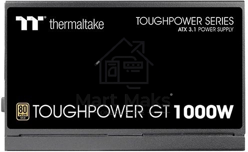 Блок питания Thermaltake ATX 1000W Toughpower GT Gen.5 80+ gold (20+4pin) APFC 120мм fan 6xSATA Cab Manag RTL