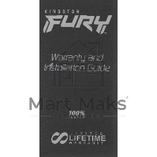 Оперативная память Kingston Fury Beast Black RGb, DDR5, 8Gb (1x8Gb), 5600MHz, CL36, DIMM, с радиатором, RGb, черный