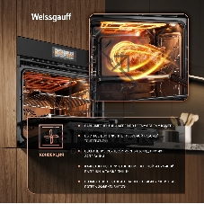 Духовой шкаф Weissgauff EOM 899 Color Touch черный Matt