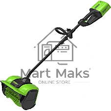 Снегоуборщик-снеголопата аккумуляторный GreenWorks 60В с АКБ 4АЧ и ЗУ (2602607UB)