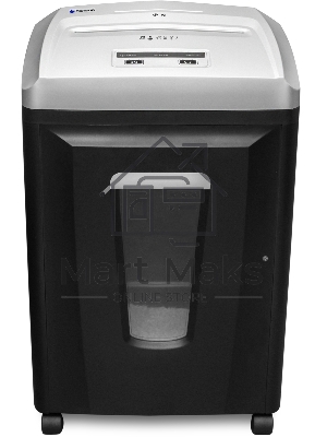 Шредер ГЕЛЕОС УП21-7, DIN P-7 (7 ур-нь секр.), фрагмент 0,8х2мм, 6-7 лист (70г/м2), CD/пл.карты, 23 литра