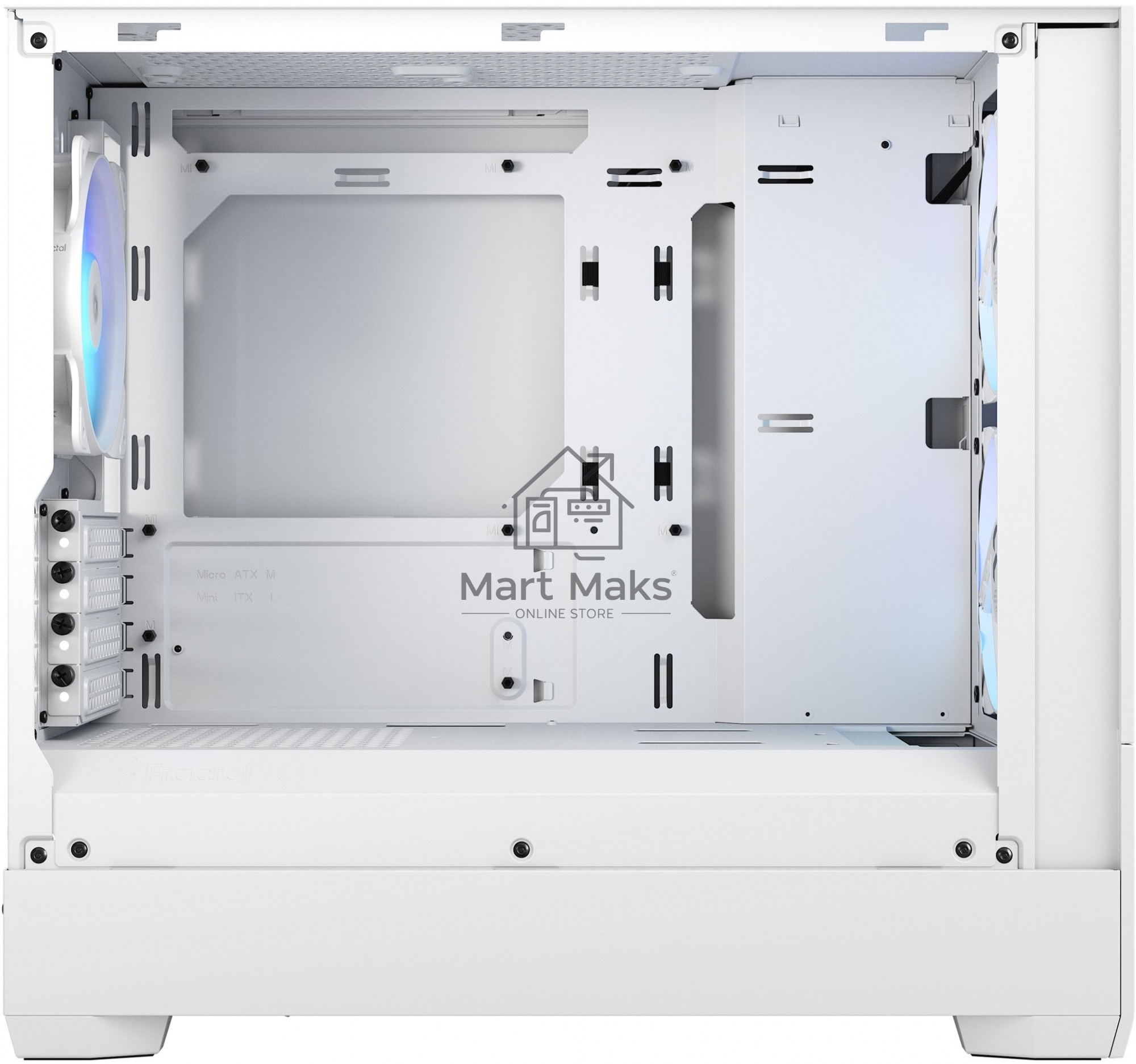 Корпус Fractal Design Pop Mini Air RGB White TG Clear Tint FD-C-POR1M-01
