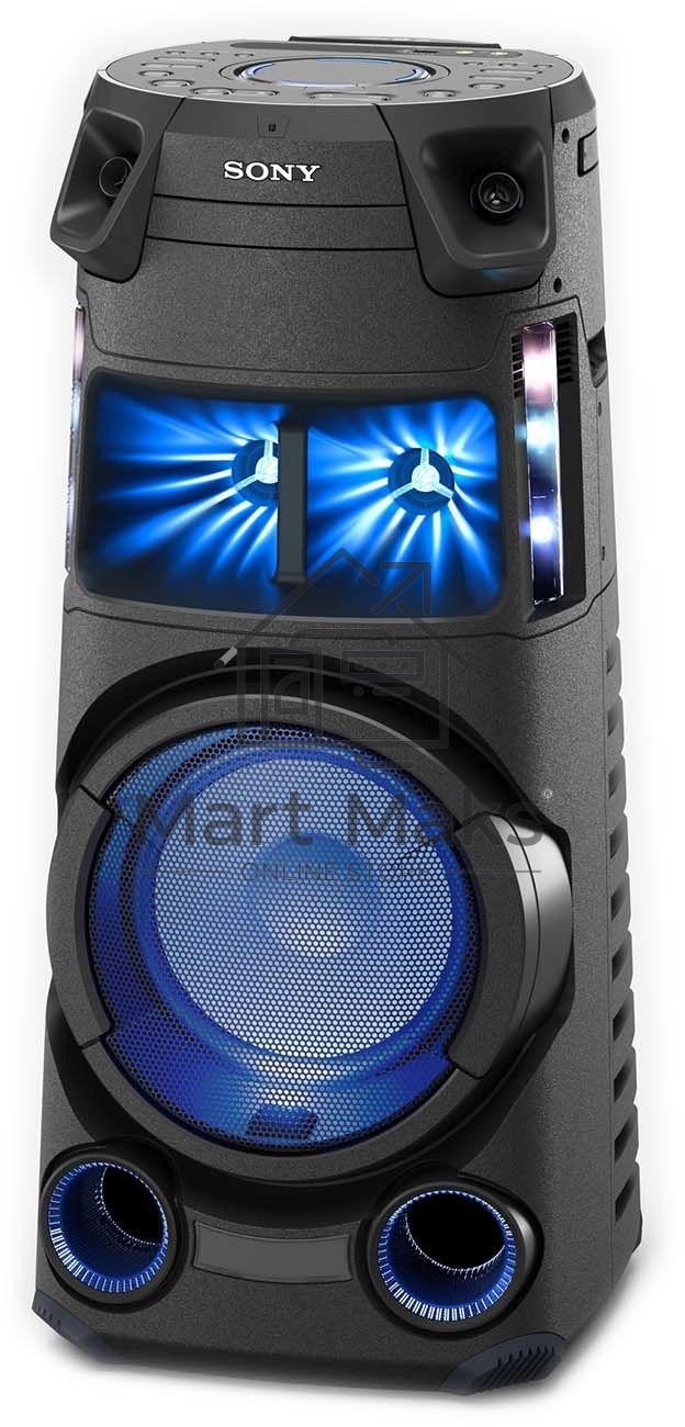 Минисистема Sony MHC-V43D черный/CD/CDRW/DVD/DVDRW/FM/USB/BT