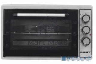 Мини-печь Kraft KF-MO3801GR серый, 38 л