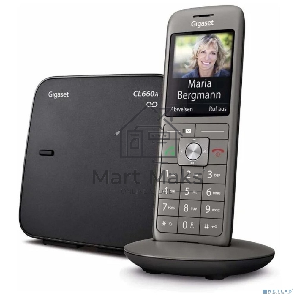 Р/Телефон Dect Gigaset CL660A черный автооветчик АОН