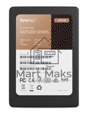Накопитель SSD Synology SAT5220-480G, 480Gb, SATA III, 2.5