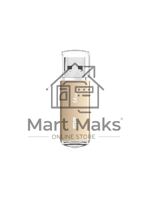 Флешка USB R/W 64Gb Silicon Power Ultima II, USB 2.0, Шампань