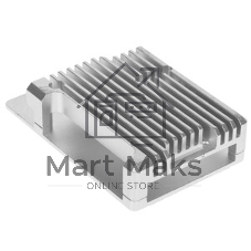 Алюминиевый корпус QUMO Argon NEO для Raspberry Pi 4 с магнитным креплением, grey(RS044)