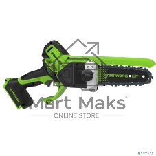 Цепная мини пила аккумуляторная GreenWorks GD24CS15 24V, 15см, бесщеточная, с автоматической смазкой цепи, без АКБ и ЗУ [2010107]