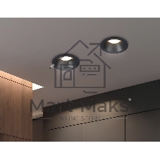 Светильник Ambrella light TN1188 BK черный GU5.3 IP65 87*87*44