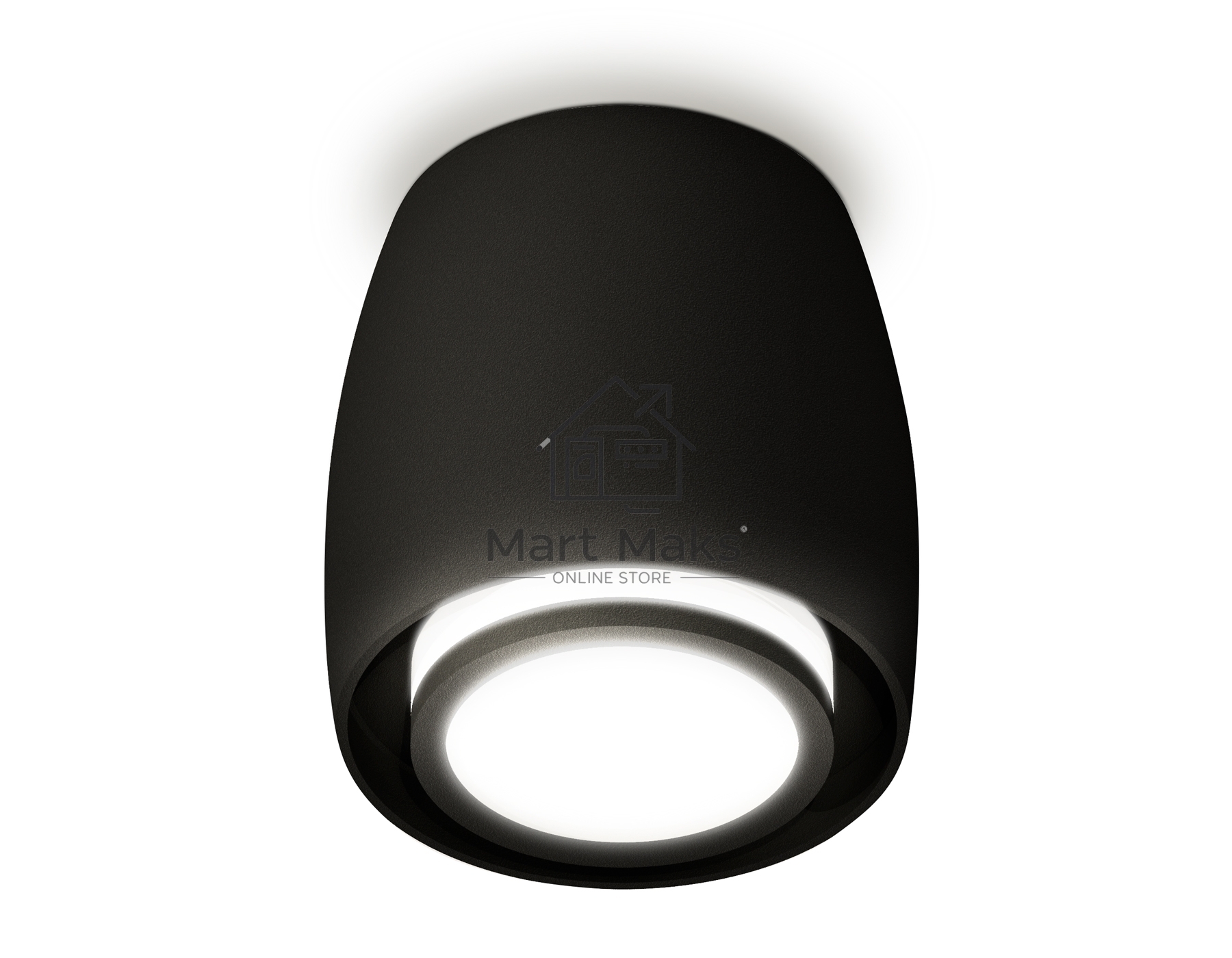 Светильник Ambrella Light XS1142040 SBK/FR черный песок/белый матовый MR16 GU5.3 (C1142, N7121)