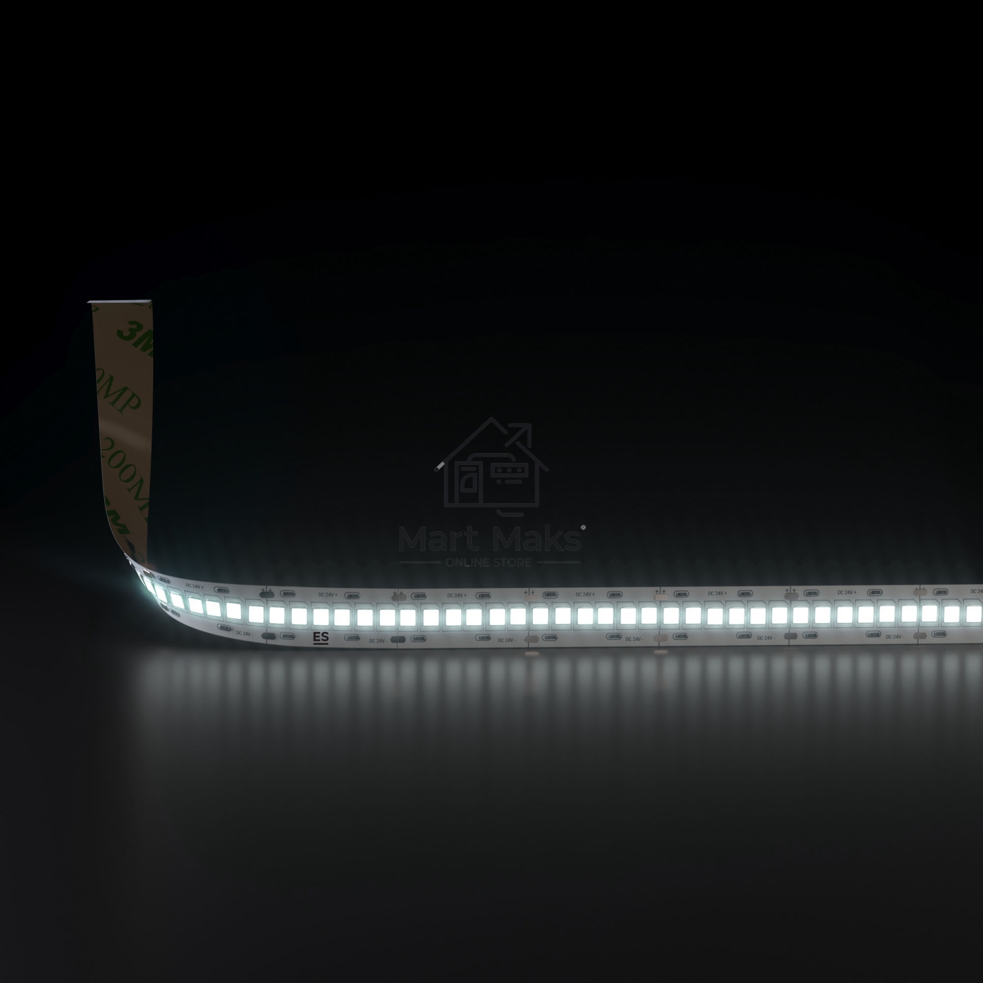 Лента светодиодная 2835 24V 240Led 24W IP20 / 240Led 24W IP20 4200K дневной белый