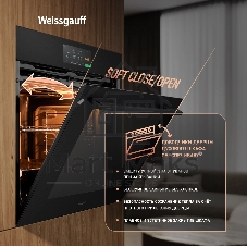 Духовой шкаф Weissgauff EOM 899 Color Touch черный Matt