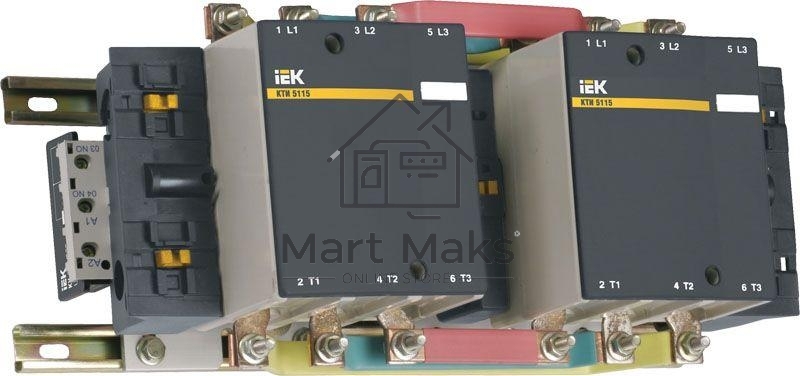 Контактор КТИ-52253 реверс 225А 230В/АС3 ИЭК KKT53-225-230-10