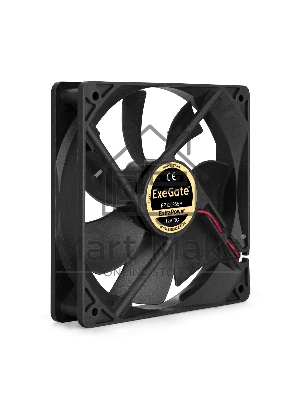 Вентилятор для корпуса ExeGate ExtraPower EP12025SM черный, 120 мм, 1800 об/мин, 28 дБ, 2 pin