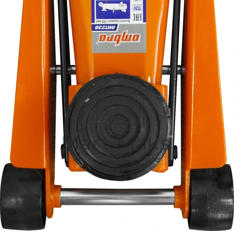 Домкрат OMBRA OHT230подкатной 3т гаражный двухпоршневой 133/485мм