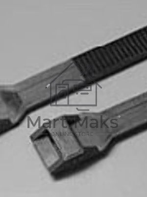 Стяжка эластомерная Hyperline GTN-360HDB 360x8.6мм (упак:100шт) полиамид черный