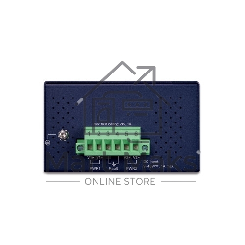 Коммутатор PLANET IVR-100 Industrial 5-Port 10/100/1000T VPN Security Gateway: Dual-WAN Failover and Load Balancing, Cyber Security, SPI Firewall, Content Filtering, DoS Attack Prevention, Port Range Forwarding, SSL VPN and robust hybrid VPN (IPSec/GRE/PP