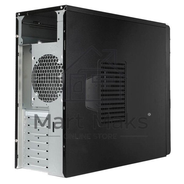 Компьютерный корпус EAR002BG 6151358 w/o psu, Mid Tower, Black, Ext:5.25
