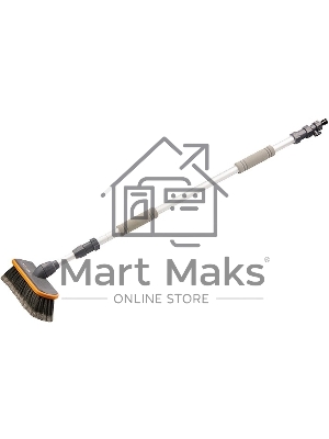 Щетка STELS 55227 щетка с подачей водытелескоп. 2 части ручка телескопическая