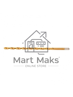 Сверло спиральное по металлу Matrix 10 x 300мм, HSS, нитридтитановое покрытие