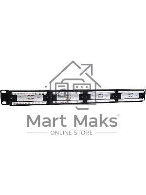 Патч-панель NTSS NTSS-PP-1U-24-UTP-RJ45-5E-D 19