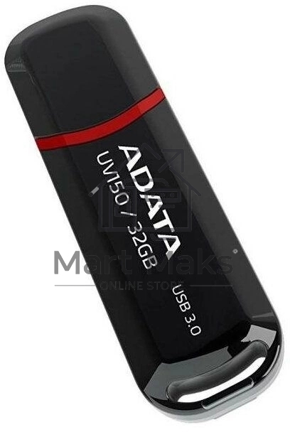 Флешка USB R/W ADATA R/W Flash Drive 32Gb UV150 AUV150-32G-RBK USB3.0, черный