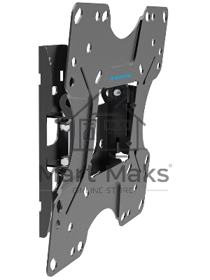 Кронштейн Kromax OPTIMA-201 черный/стальной настенный для TV 19 Кронштейн Kromax OPTIMA-201 черный/стальной настенный для TV 19