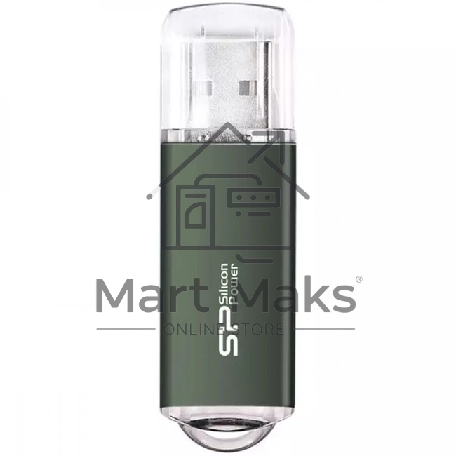 Флешка USB Silicon Power R/W Ultima II, 64Gb USB 2.0, Зеленый