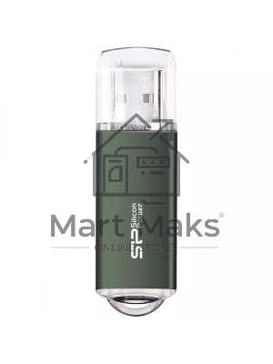 Флешка USB Silicon Power R/W Ultima II, 64Gb USB 2.0, Зеленый